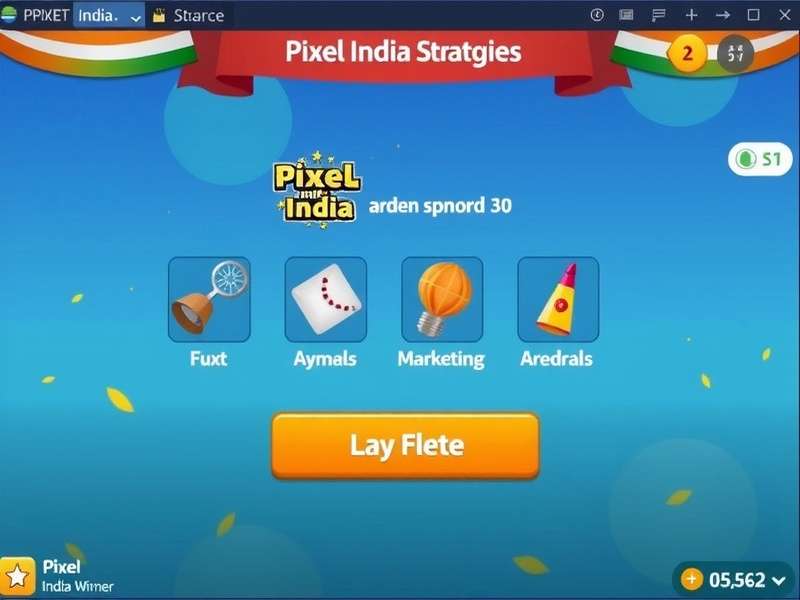 Pixel India Winner Game Interface